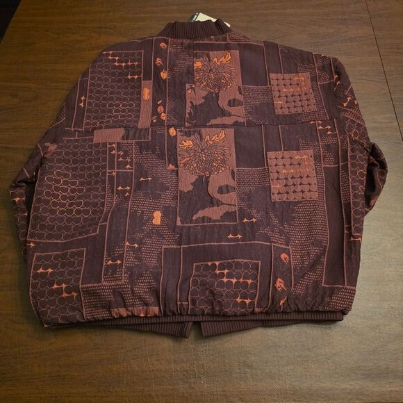 Nike Naomi Osaka Jacquard Jacket Burgundy FV7795-652 Women's Size M - Picture 3 of 5